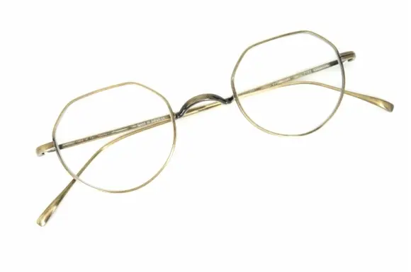 金子眼鏡 ピュアチタン ウェリントン ブロンズゴールド 眼鏡
