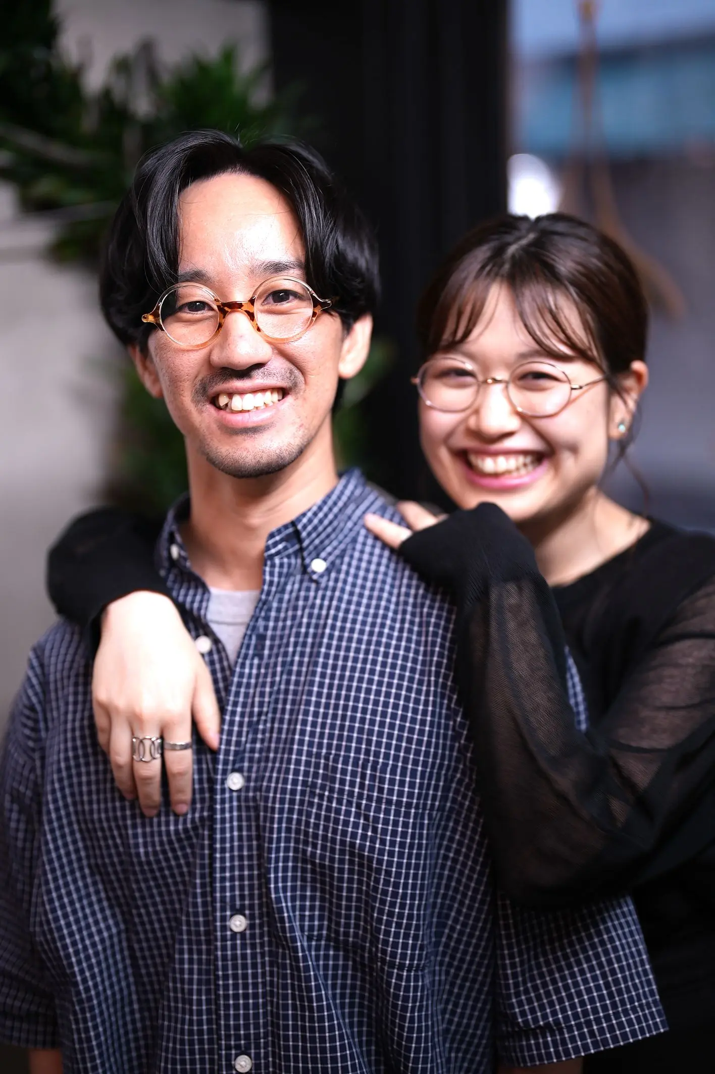 &Collection　オリバーガル メガネ男子 & メガネ女子 」メガネ着用写真のご紹介