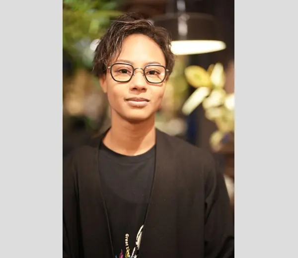 ★お客様ご紹介4444 H様　◆GOLD&WOOD  TITAN 04.01 PURE TITANIUM  ◆HOYA1.60非球面レンズ