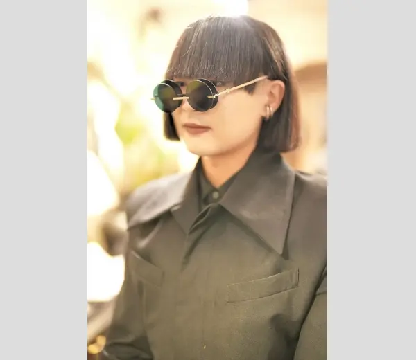 ★お客様ご紹介4693 S.T様　◆ Percy Lau DOUBLE CELL PR506-1 BLUE　◆CAZAL MOD933 COL973