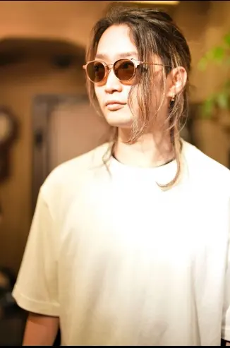 ★お客様ご紹介4889　SOMA様 ◆UNSUIKYO M.ROBIN_RS クリップオンサングラス付き　◆HOYA度なしクリアレンズ
