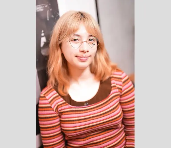 ★お客様ご紹介5459　A様　◆RG Optics - RG250516 col.01 ピンクゴールド ★Customer Introduction #5459 Ms. A