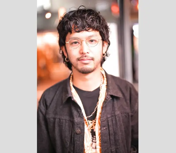 ★お客様ご紹介5550　K様　◆ルノア Lunor - M5 Mod.04 col.GP　◆HOYA 非球面 1.74 レンズ＋カラー（トゥルーグレイ35％）