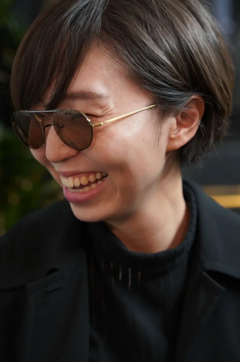 人気ブランドを 金子眼鏡跳ね上げサングラス サングラス/メガネ