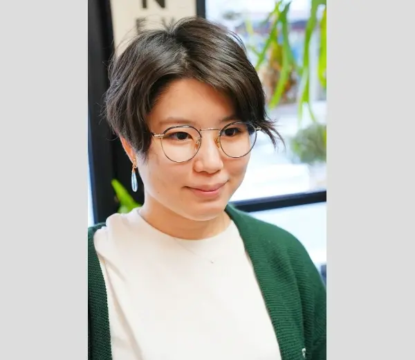 ★お客様ご紹介3085 Y様　◆オリバーゴールドスミス Oliver Goldsmith Editor Col.014-2◆HOYA1.60非球面VPレンズ