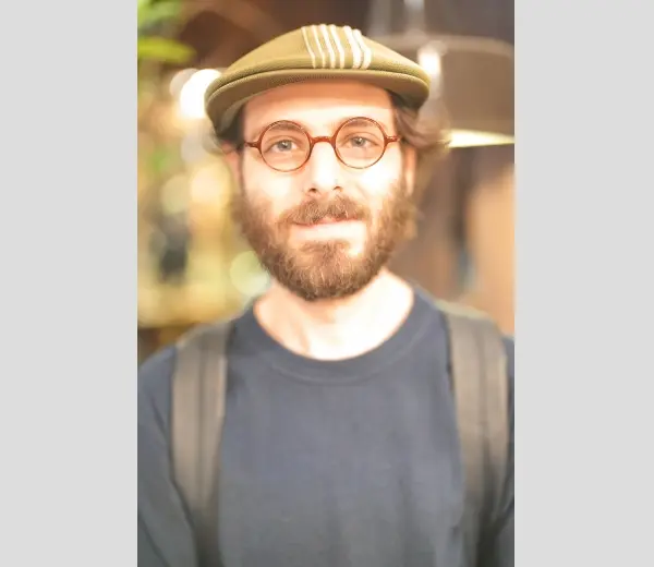 ★お客様ご紹介4393 　Julio様.   ◆HAKUSAN MEGANE 白山眼鏡店 - セルラウンド　ブラウン