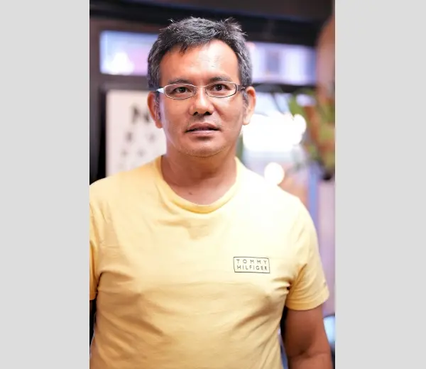 ★お客様ご紹介4423.  Kittisak様　◆JAPONISM- × POKER FACE JN-208P COL.SL　◆HOYA1.60非球面レンズ