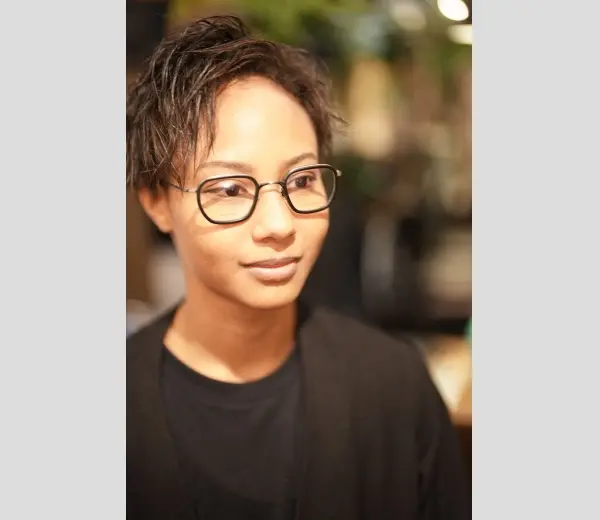 ★お客様ご紹介4444 H様　◆GOLD&WOOD  TITAN 04.01 PURE TITANIUM  ◆HOYA1.60非球面レンズ