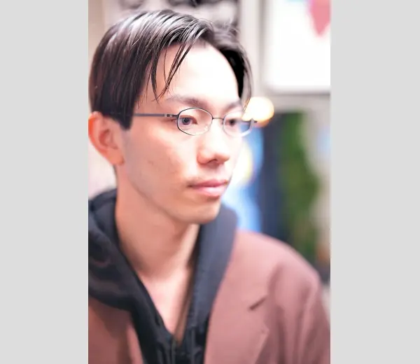 ★お客様ご紹介4491.  K様　◆LINDBERG - STRIP  Mod.5105 col.our ◆HOYA1.60非球面レンズ＋厚み指定