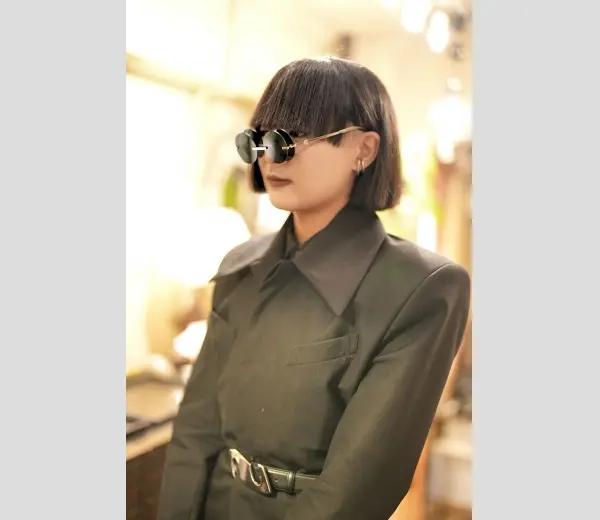 ★お客様ご紹介4693 S.T様　◆ Percy Lau DOUBLE CELL PR506-1 BLUE　◆CAZAL MOD933 COL973