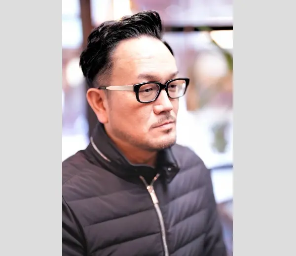 ★お客様ご紹介5209 O様 ◆麻布眼鏡堂 AZ-801 槌目 BK◆THOM BROWNE. NEWYORK TB-007A-T-51◆HOYA1.67非球面VPコートレンズ