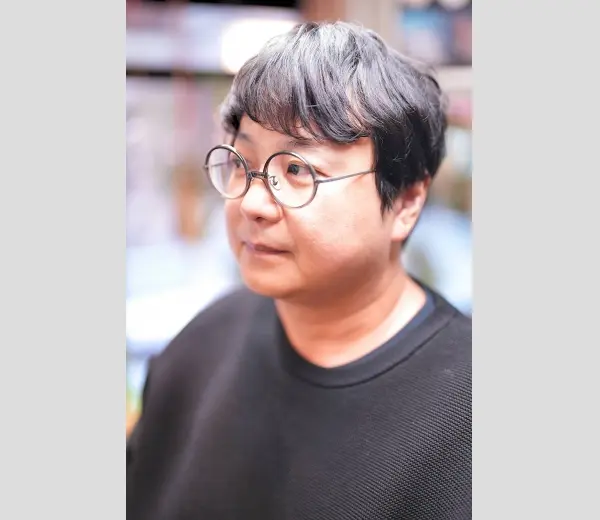 ★お客様ご紹介5211 T様 ◆Qulo ST-2 古梅園謹製墨色 墨暈色◆HOYA1.67遠近両用シンクロSFTコートレンズ