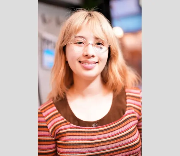 ★お客様ご紹介5459　A様　◆RG Optics - RG250516 col.01 ピンクゴールド ★Customer Introduction #5459 Ms. A