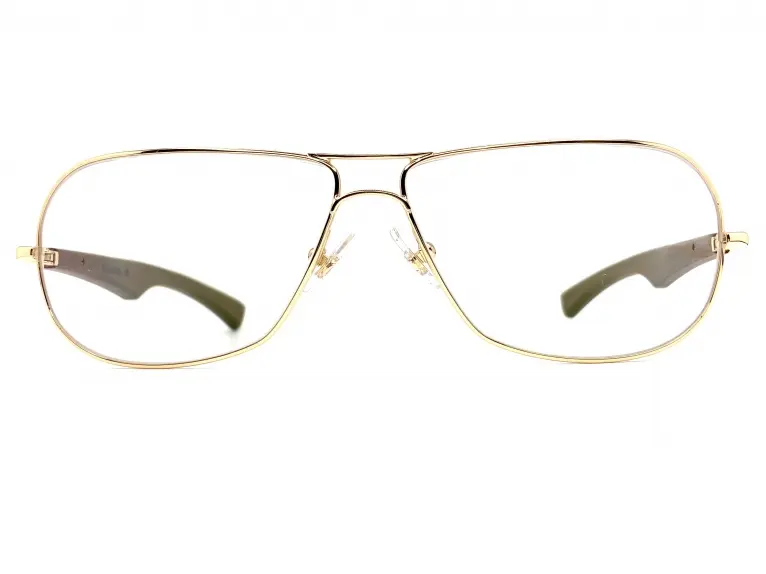 ★ GOLD&WOOD 眼鏡フレーム フランス製 木製テンプル ゴールド&ウッド
