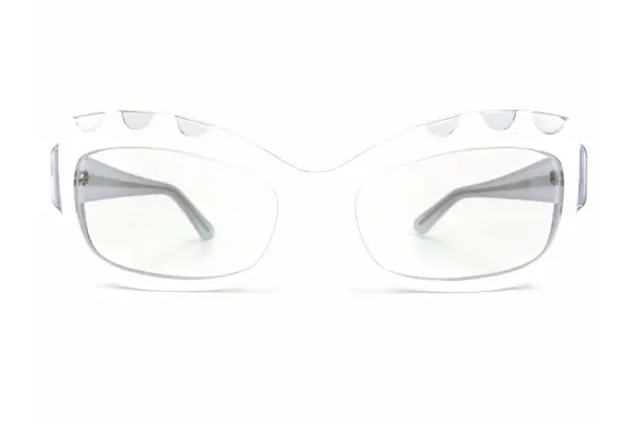 PONDICHERI Blanc/Cristal