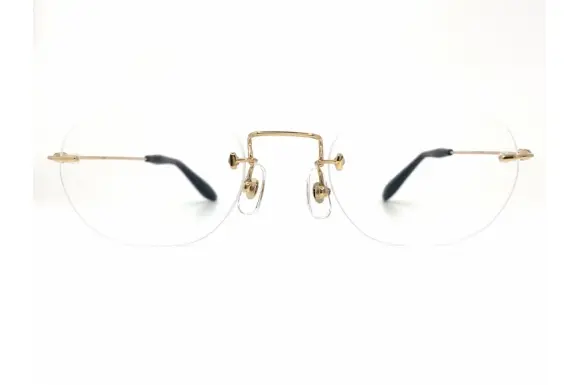 金無垢 18金ピンクゴールド K18PG ツーポイント メタルフレーム