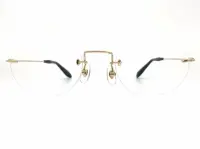 金無垢 18金ピンクゴールド K18PG ツーポイント メタルフレーム