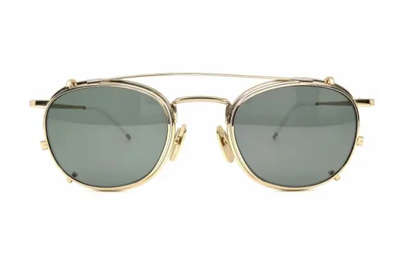 TB-710-B-GLD-GRY-46 クリップオンサングラス付き インナーセルなし