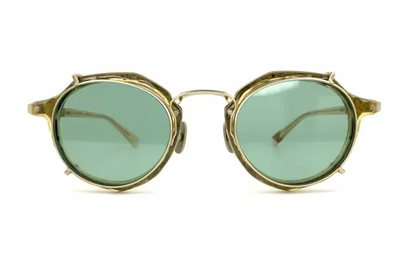 M.SNOWFLAKE_GD クリップオンサングラス付き