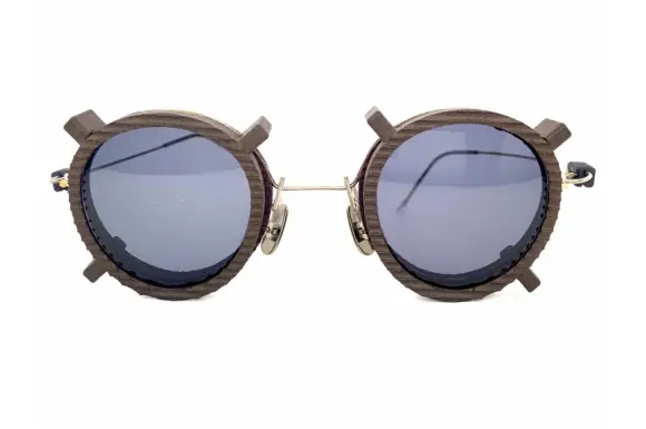 T4H Dark Purple TITANIUM クリップオンサングラス付き