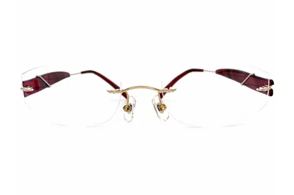 ツーポイント式 リムレス 縁なし スクリューレス コンビネーションフレーム