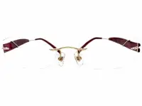 ツーポイント式 リムレス 縁なし スクリューレス コンビネーションフレーム