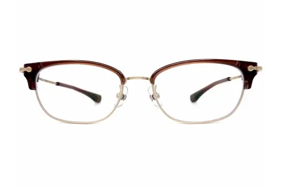 M-70 1203 レッドブラウン/ホワイトゴールドマットシャーリング TITANIUM