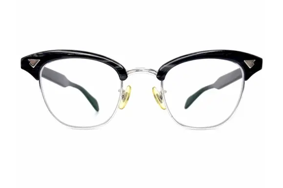インフルエンシャル 飾り鋲裏ネジ交換済 46/22 Vintage ヴィンテージ AO サーモント マルコムX 12KGF 金張り ブラックストーン