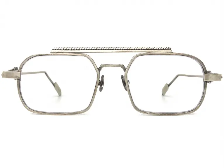 THEO メガネ 度付き ブラウン✖️ホワイト Theo - CANARY EYEWEAR SHOP