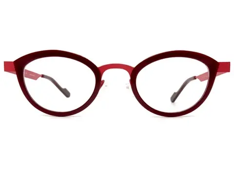 アンバレンタイン ANNE ET VALENTIN 21A07 EIGA ラウンドシェイプ メガネ 眼鏡 フレーム：ベージュ系 45□22-148【極上美品】【中古】 アンバレンタイン ANNE ET VALENTIN 21A07 EIGA ラウンドシェイプ