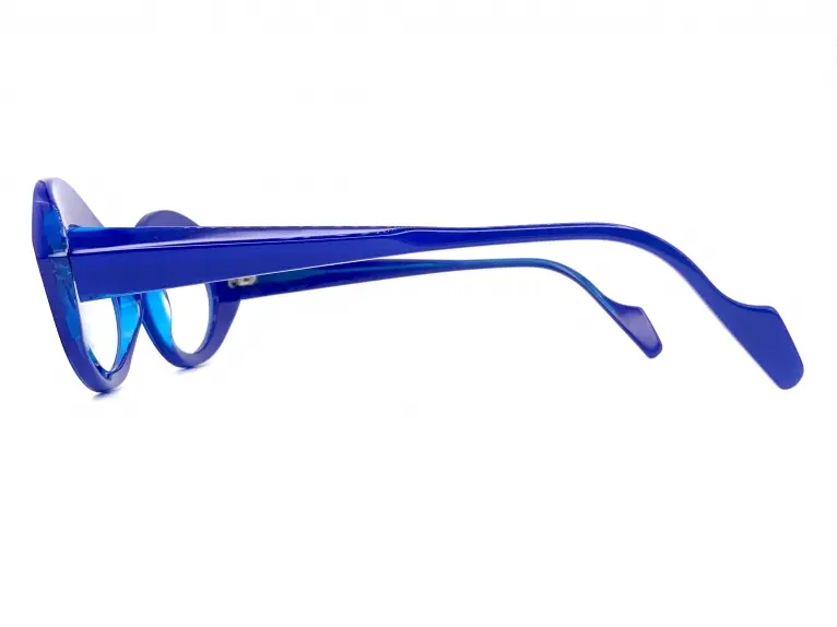 【美品】Theo テオ　眼鏡　メガネ 専用ケース付　パープル Theo | 取扱いブランド | EYE CARE SYSTEM 綱島のメガネ