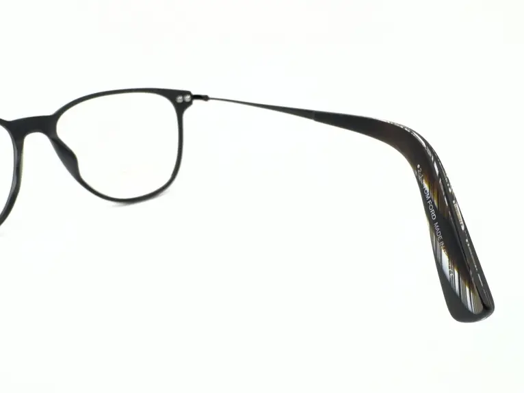 TOM FORD TF5384-F 002 黒 ライトブルー サングラス メガネ TOM FORD
