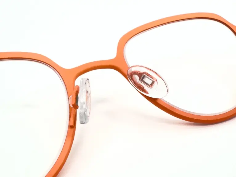 メガネ THEO Theo - SUPER 3005 FLUO ORANGE - 3005 テオ Theo｜cesium 3005｜テオの個性派ピュアチタンフレーム