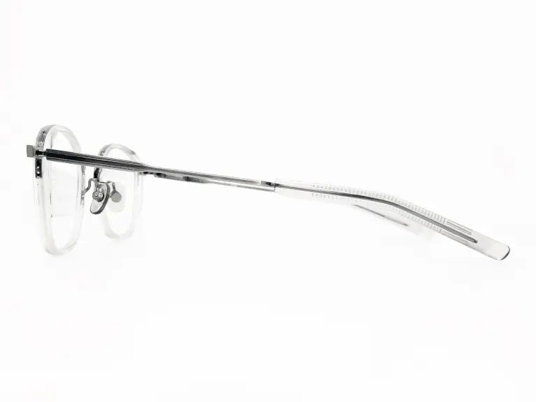 【極美品】999.9 M-150 クリスタルスモーク×シルバー フォーナインズ Four Nines 999.9｜M-48 0104 クリアスモーク