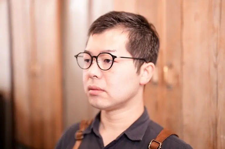 カネコガンキョウ 金子眼鏡｜KJ-45 BKBG 跳ね上げ式クリップオン