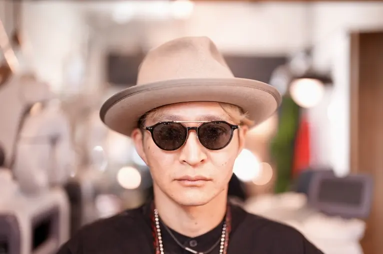 カネコガンキョウ 金子眼鏡｜KJ-45 BKBG 跳ね上げ式クリップオン