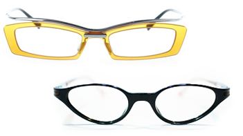 IDC ビンテージメガネ 90'～00' Eye'DC 712-509 廃盤 MADE IN FRANC Jean Francois REY ハーフリム 老眼鏡 idc メガネの通販